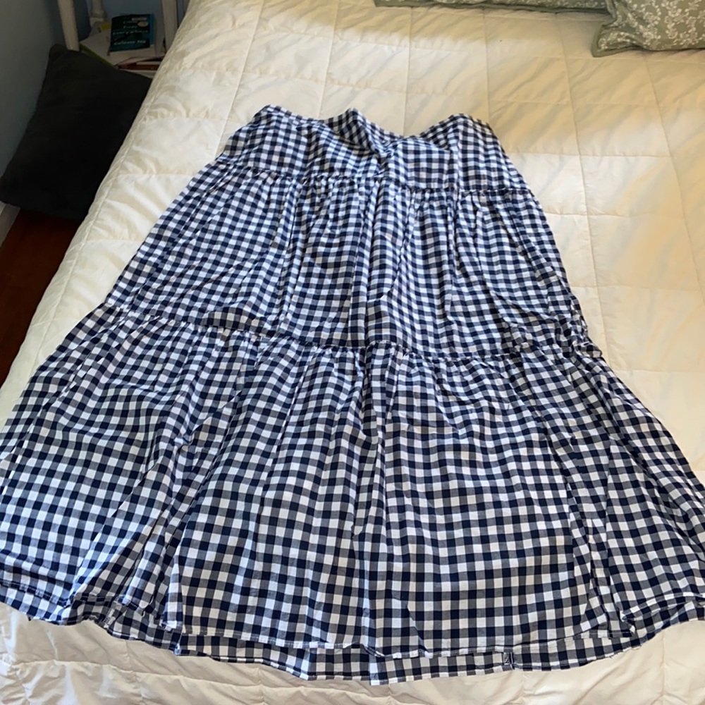 J Crew tiered maxi skirt